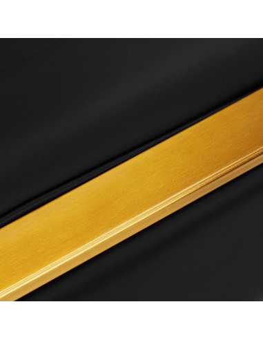 Gabbiano acri gold-black hairdressing chair {attributes}