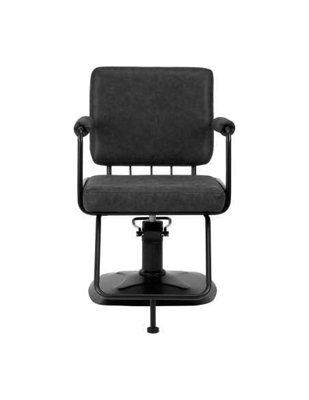 Gabbiano fotel fryzjerski Katania Loft Old Leather czarny 