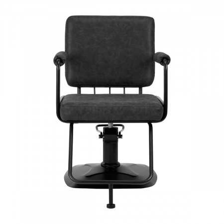 Gabbiano fotel fryzjerski Katania Loft Old Leather czarny 