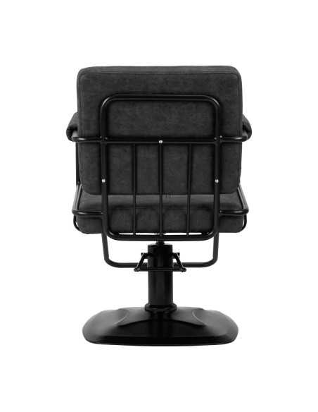 Gabbiano fotel fryzjerski Katania Loft Old Leather czarny 