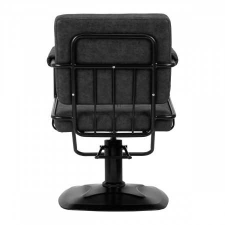 Gabbiano fotel fryzjerski Katania Loft Old Leather czarny 