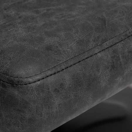 Gabbiano fotel fryzjerski Katania Loft Old Leather czarny 