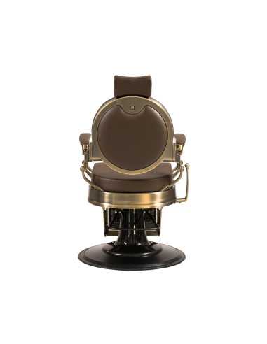 Poltrona da barbiere Florence in bronzo marrone 