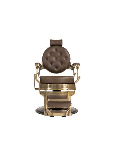 Florence brown bronze barber chair