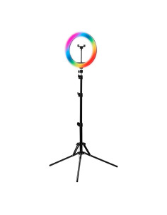 GLOW lampa pierścieniowa ring 13 RGB bsc ze statywem 10W  2