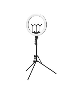 GLOW lampa pierścieniowa ring 18 bsc ze statywem 45W 