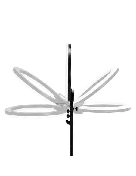GLOW lampa pierścieniowa ring 18 bsc ze statywem 45W 