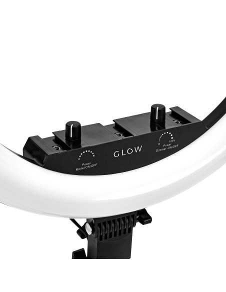 GLOW lampa pierścieniowa ring 18 bsc ze statywem 45W 