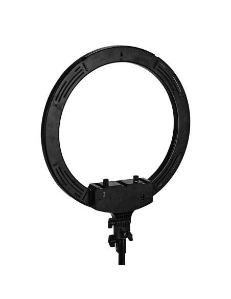 GLOW lampa pierścieniowa ring 18 RGB bsc ze statywem 45W 