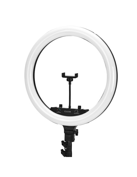 GLOW lampa pierścieniowa ring 18 RGB bsc ze statywem 45W 