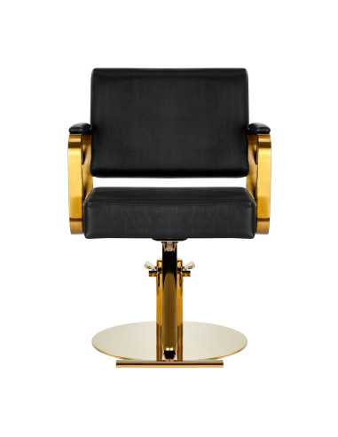 Gabbiano Genoa Gold Black Hairdressing Chair {attributes}