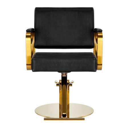 Chaise de coiffure gabbiano genoa or noir {attributes}
