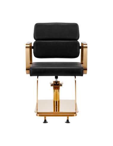Fauteuil de coiffure gabbiano porto doré noir {attributes}
