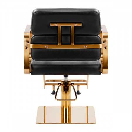 Fauteuil de coiffure gabbiano porto doré noir {attributes}