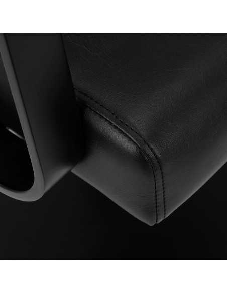 Chaise de coiffure gabbiano porto noire et noire {attributes}