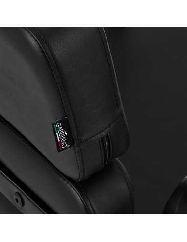 Gabbiano Porto Black and Black Hairdressing Chair {attributes}