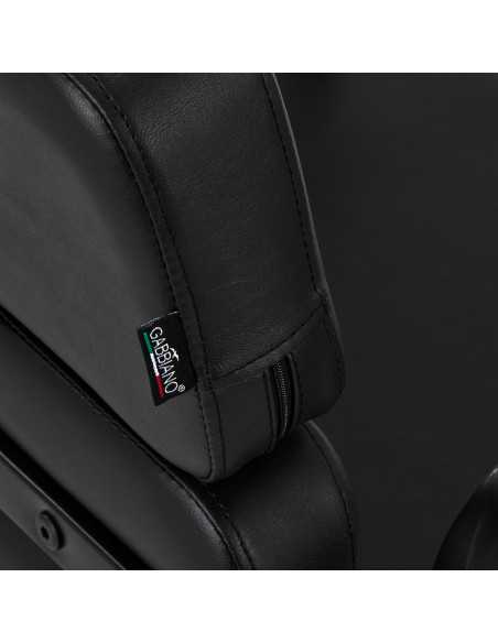 Chaise de coiffure gabbiano porto noire et noire {attributes}