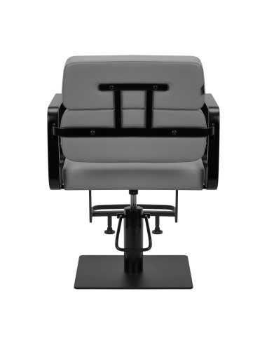 Gabbiano Porto Black and Grey Hairdressing Chair {attributes}
