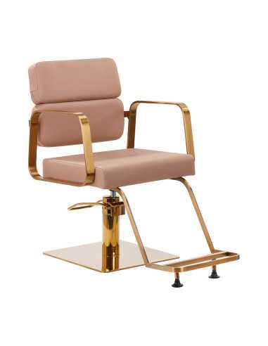Chaise de coiffure gabbiano porto beige doré {attributes}