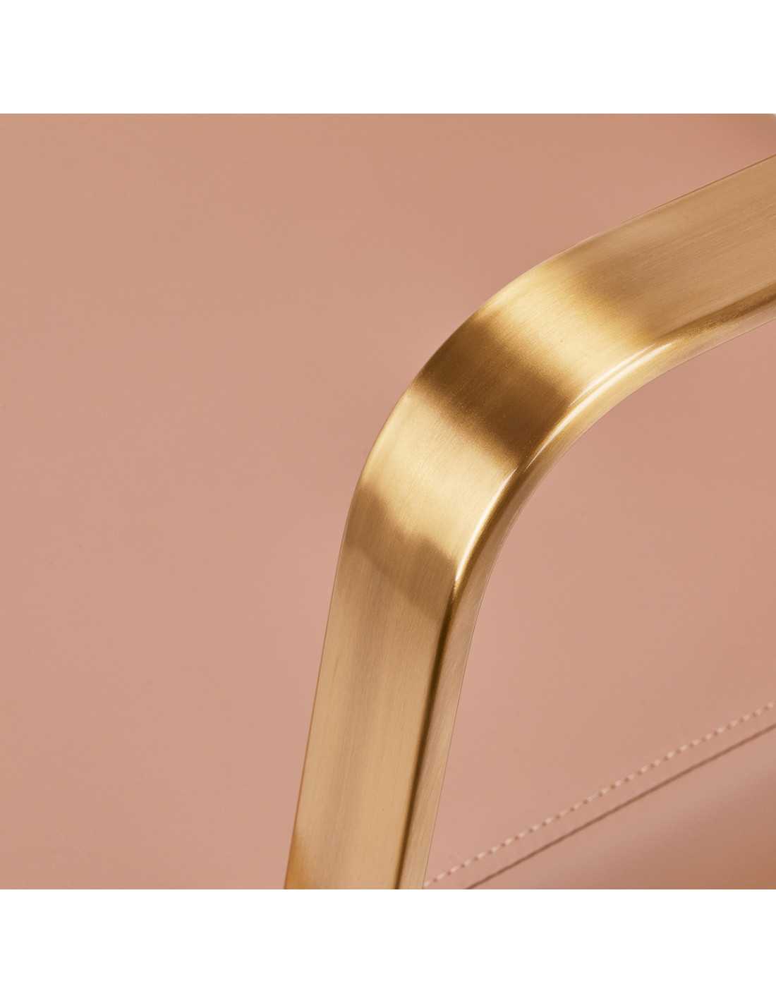 Chaise de coiffure gabbiano porto beige doré {attributes}