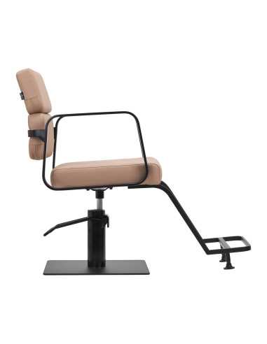 Gabbiano Porto black and beige hairdressing chair {attributes}