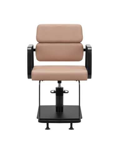 Fauteuil de coiffure gabbiano porto noir et beige {attributes}