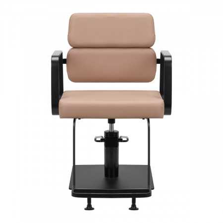 Fauteuil de coiffure gabbiano porto noir et beige {attributes}