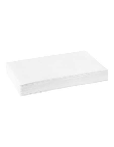 Jednorazowe chusty zabiegowe 20 szt. 70 x 40 cm białe serca 