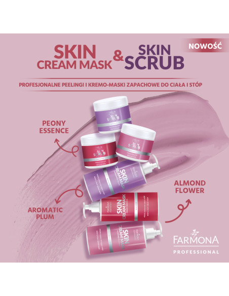 Farmona Skin scrub peony essence peeling do ciała i stóp piwonia 500 g  