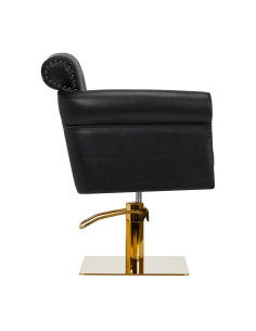 Chaise de coiffure gabbiano berlin, or, noir {attributes} 2