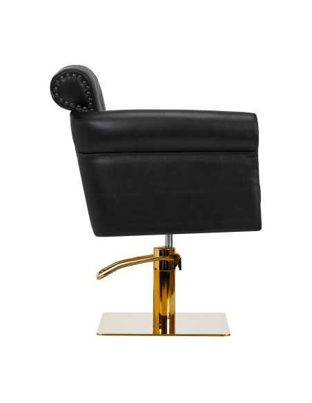Chaise de coiffure gabbiano berlin, or, noir {attributes}