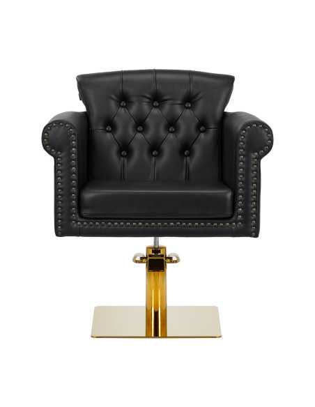 Chaise de coiffure gabbiano berlin, or, noir {attributes}