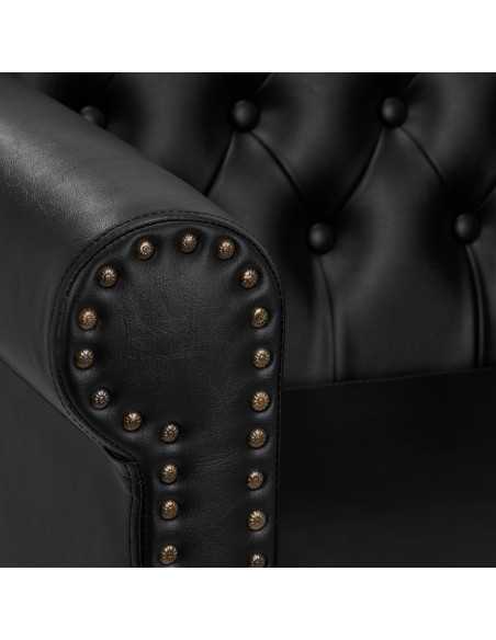 Chaise de coiffure gabbiano berlin, or, noir {attributes}