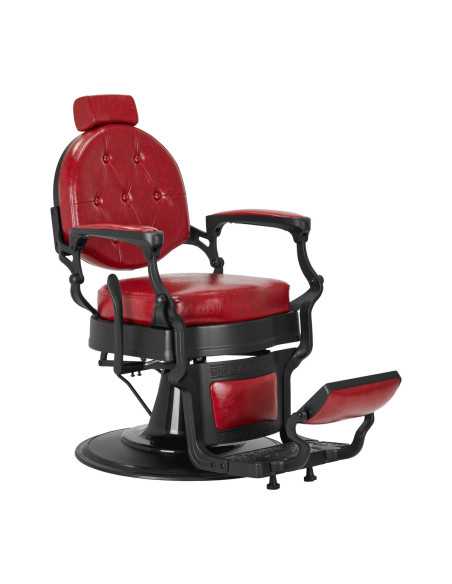 Cavalese red barber chair 