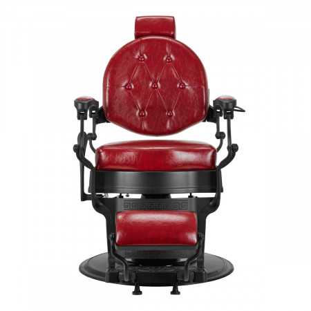 Fauteuil barbier cavalese rouge 