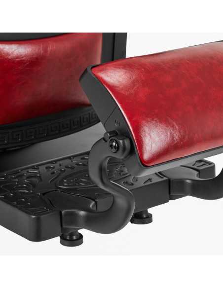 Cavalese roter Friseurstuhl 