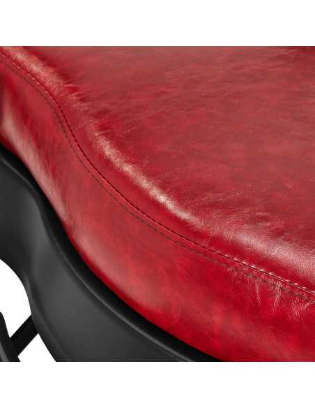 Cavalese red barber chair 
