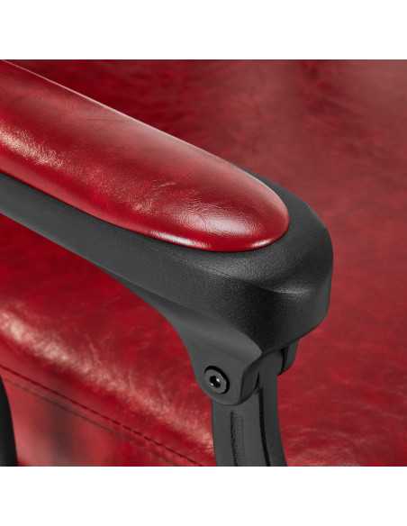 Cavalese red barber chair 
