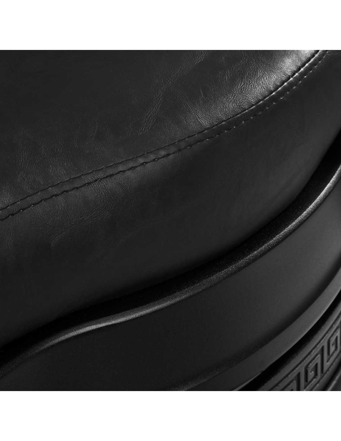 Cavalese Zwarte Kappersstoel – Chesterfield Look & Pro Comfort