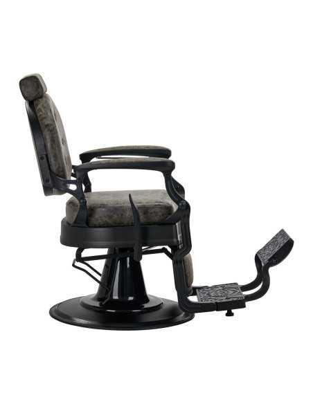 Cavalese barber chair old green leather