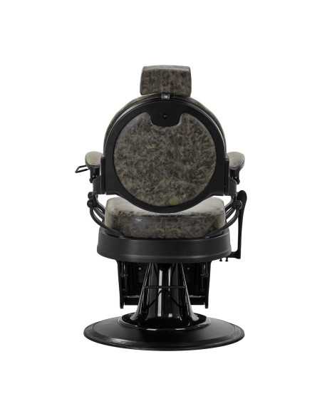 Cavalese barber chair old green leather