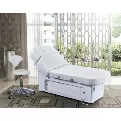 Table massage chauffante spa alma blanc 4 moteurs