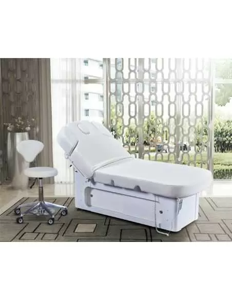 Table massage chauffante spa alma blanc 4 moteurs