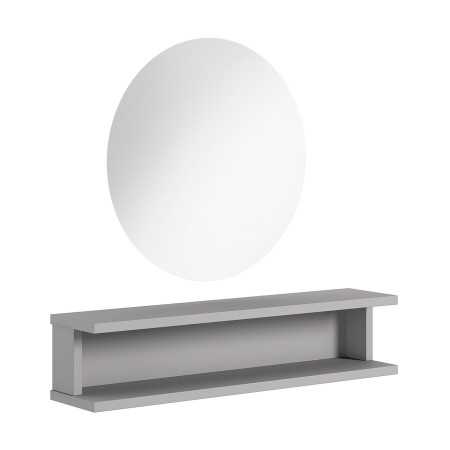 Dark gray elor hair salon dressing table 