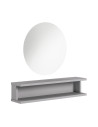 Dark gray elor hair salon dressing table 