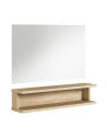 Led dip wood hair salon dressing table