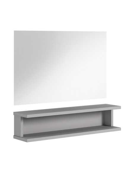 Dark Gray Led Dip Hair Salon Dressing Table 