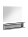 Dark Gray Led Dip Hair Salon Dressing Table 