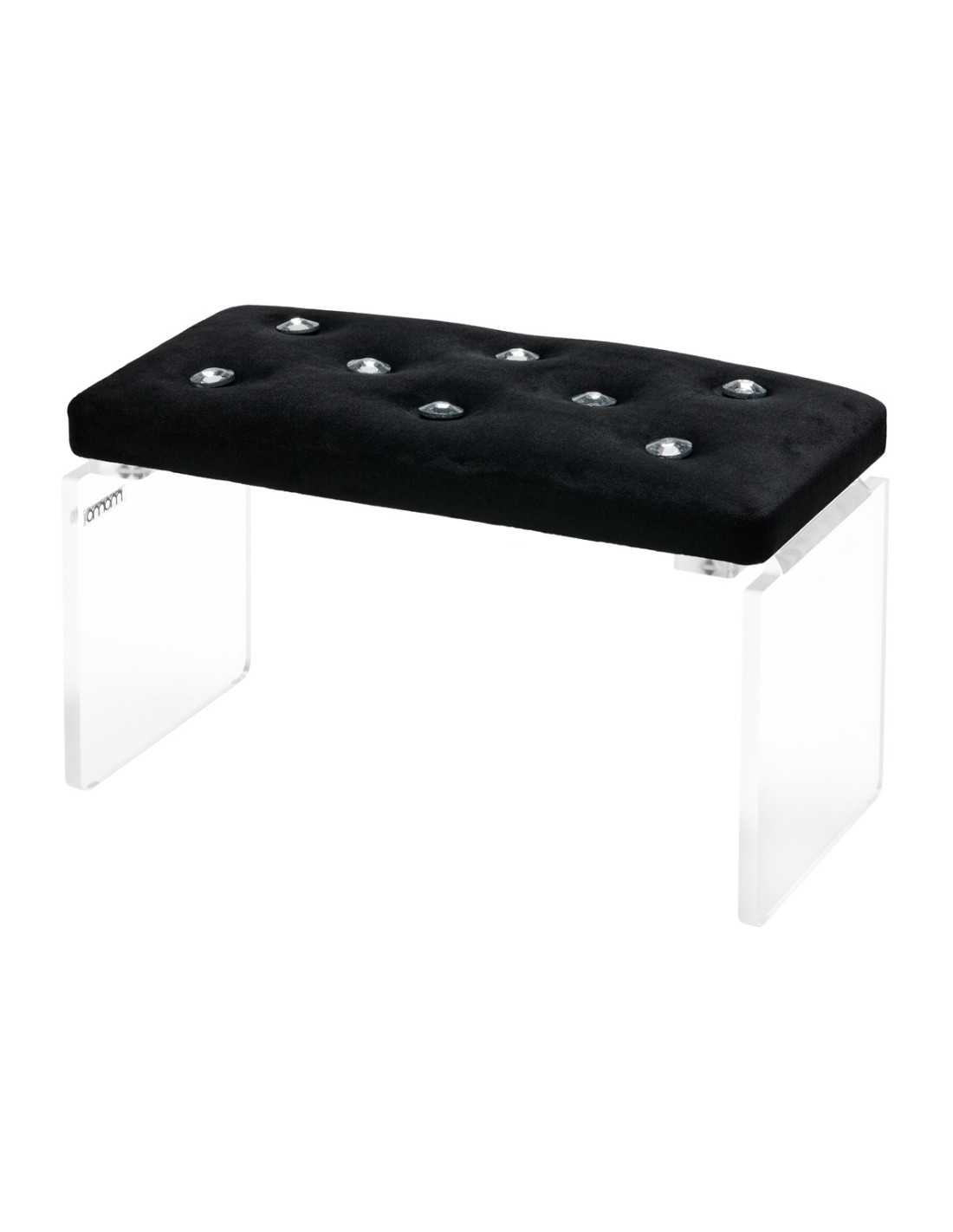 Podpórka do manicure Momo Diamond Welur Czarna 