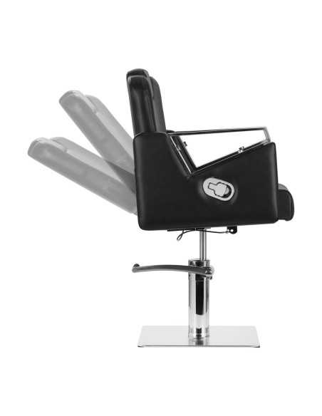 Gabbiano Vilnius Friseurstuhl schwarz 